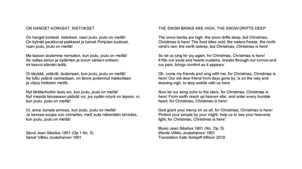 OnHangetKorkeatTheSnowBanksHigh